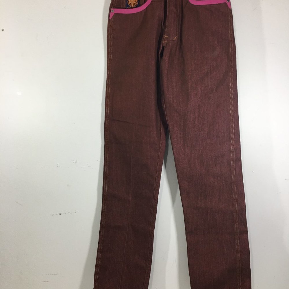 BOB BERG JEANS SZ 28" W X 32"L THE SIZE TAGE SAYS 30" W X 34" L SEE BELOW